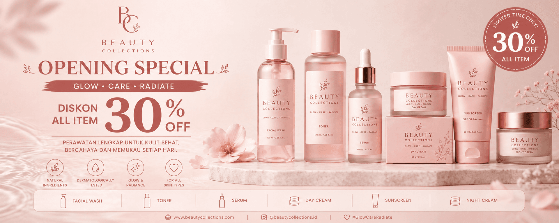 Banner toko Beauty Collections ke-1